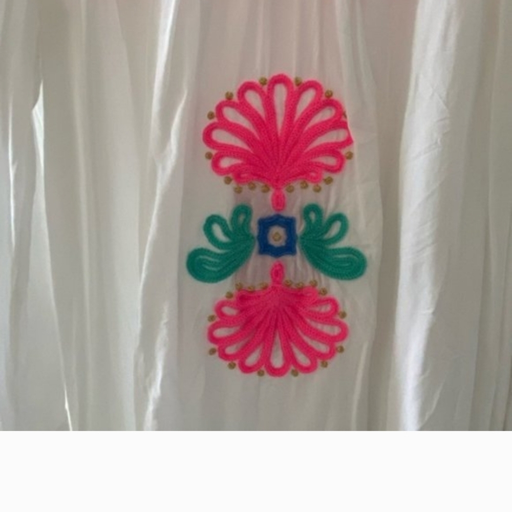 NWT Lilly Pulitzer Nemi‎ cover-up resort white - Picture 2 of 3